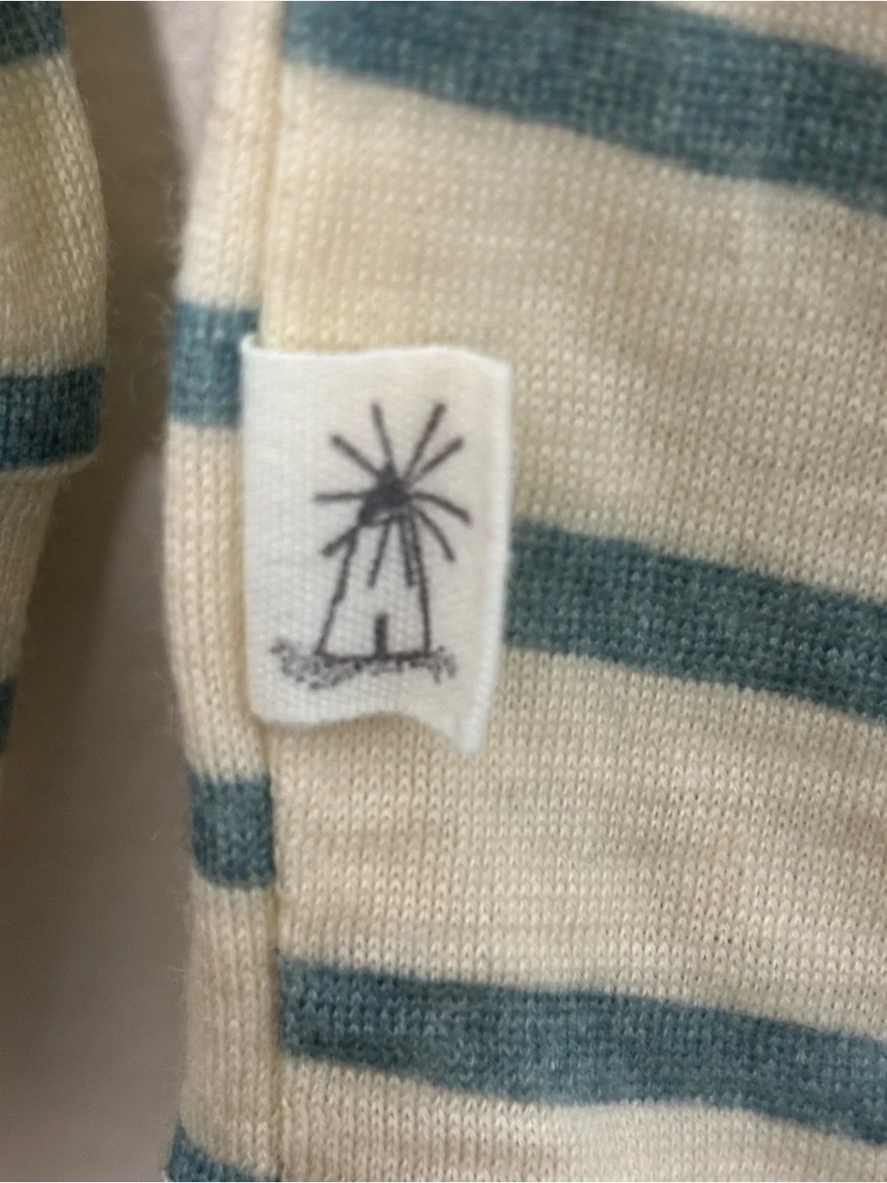 Chasing Windmills Merino Wool Stripe Long Sleeve Tee 5 5T Kids Girls Boys